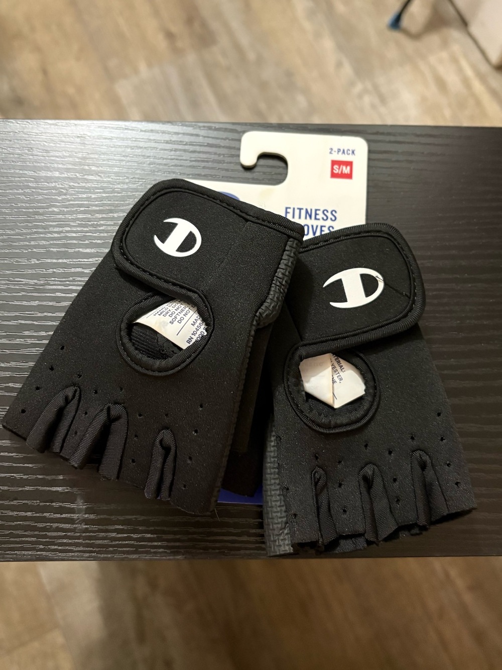 Champion Black Fitness Gloves S/M